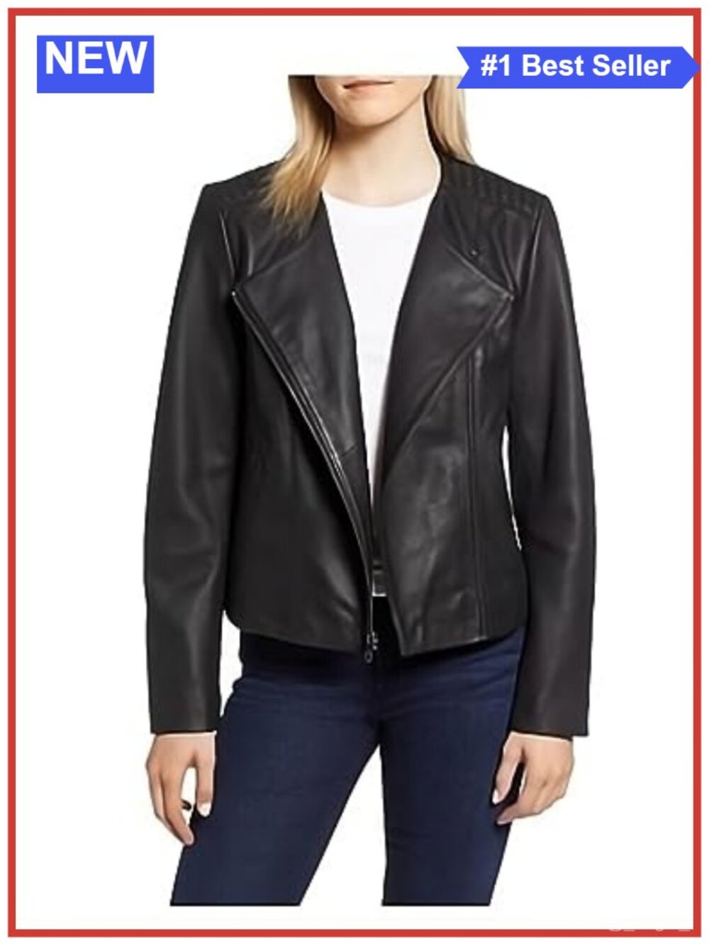 Fully Lined Wing Collar Leather Coat Long Sleeve Trench